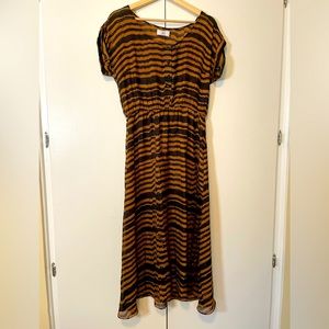 Vintage semi sheer dress size L